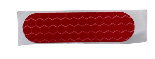 [GY-0056R] Autocollant réfléchissant roue arrière rouge