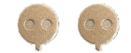 [NI-0239A] Plaquettes de frein métalliques (paire)