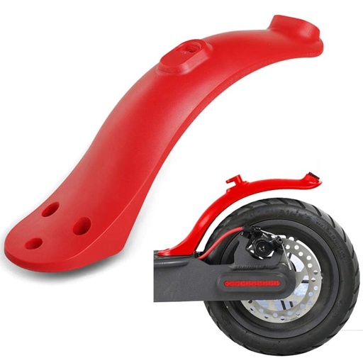 [XI-0104A] Xiaomi Garde-boue arrière/garde-boue bec de canard Rouge